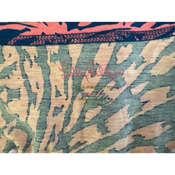 Lilly Pulitzer pink & blue zebra print above the knee dress size M - Picture 8 of 8